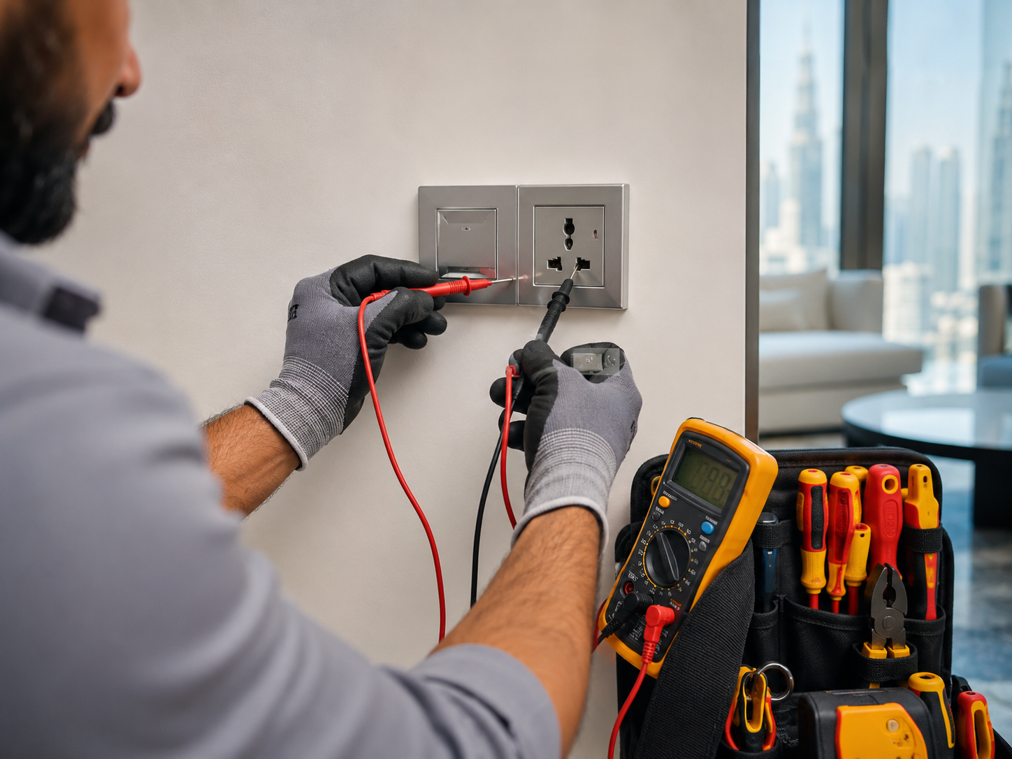 Power tripping, faulty lights, burning smell, loose wiring, and sudden electrical faults need quick inspection. Our electricians check the issue, find the cause, and repair the fault with safe tools and proper care.